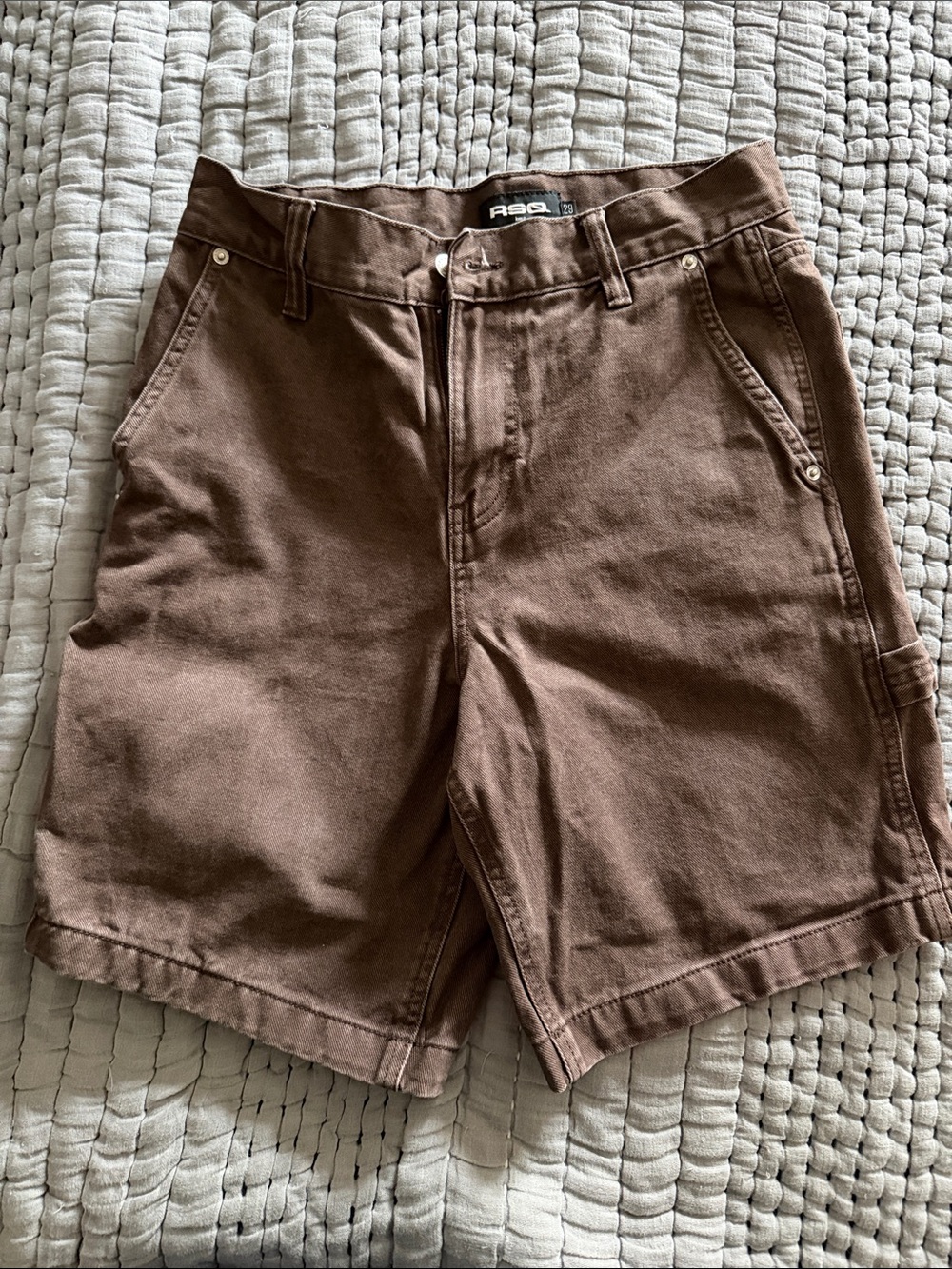 RSQ Men's Brown Cargo Shorts